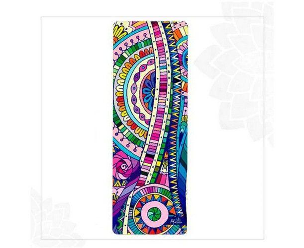 Renoverad BALI BEACH TOWEL unisex Eco-friendly beach gym camping towel sand free galaxy art made from recycled plastic bottles - Reebelo Sverige