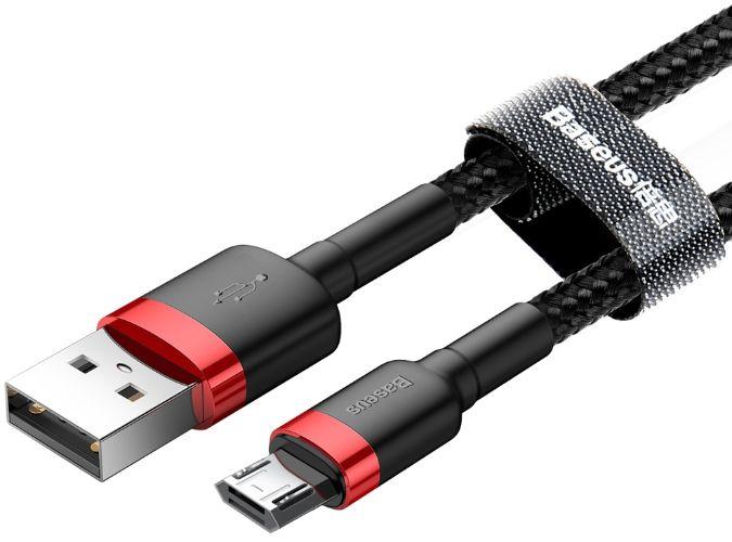 Renoverad Baseus Phone Cable Cafule Fast Charging USB to Micro USB 1.5A (2M) - Reebelo Sverige