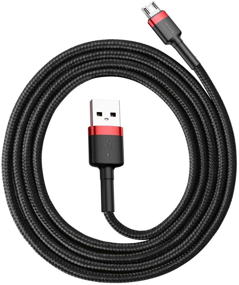 Renoverad Baseus Phone Cable Cafule Fast Charging USB to Micro USB 1.5A (2M) - Reebelo Sverige