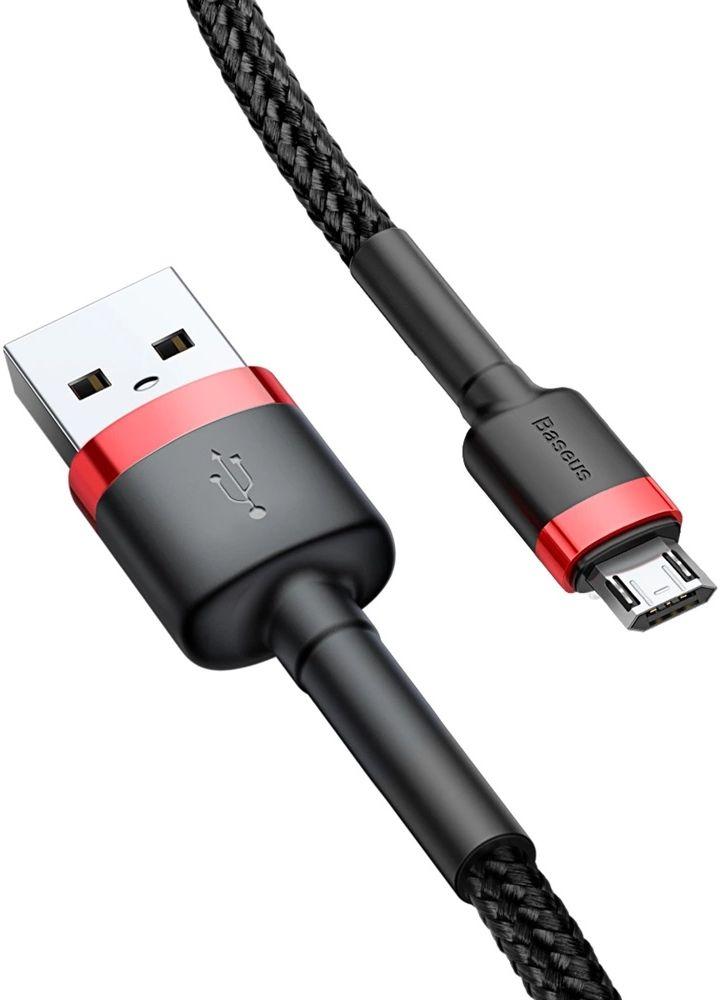 Renoverad Baseus Phone Cable Cafule Fast Charging USB to Micro USB 1.5A (2M) - Reebelo Sverige