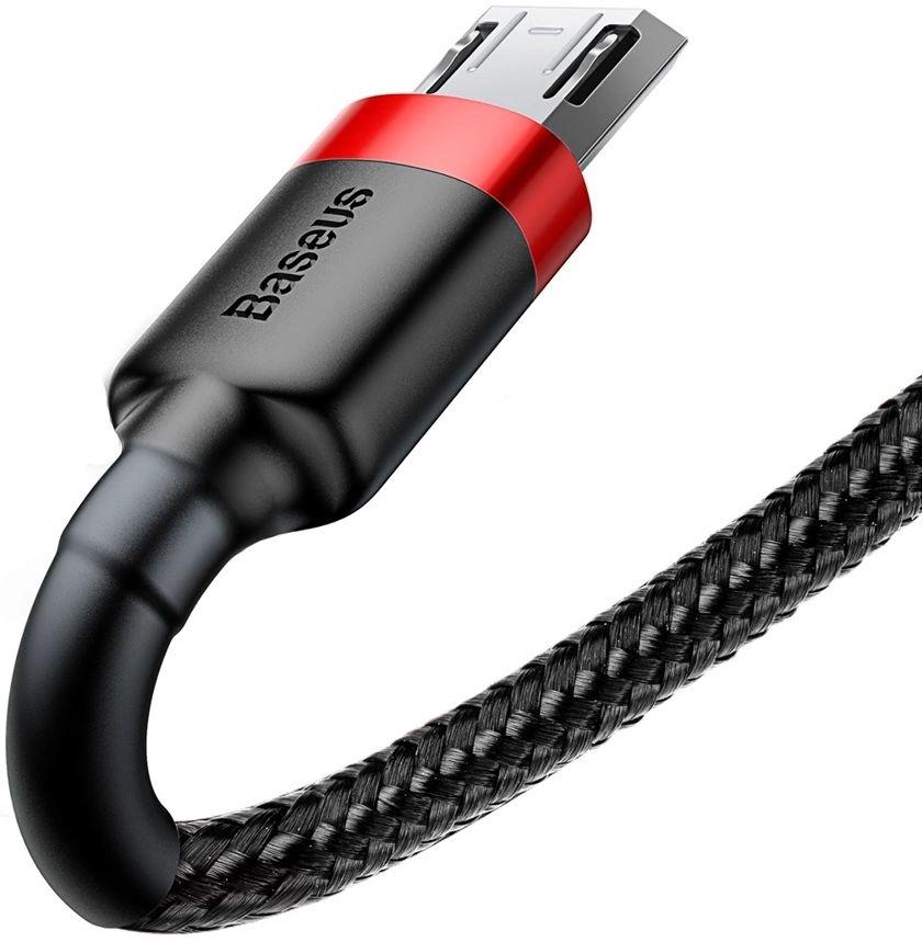 Renoverad Baseus Phone Cable Cafule Fast Charging USB to Micro USB 1.5A (2M) - Reebelo Sverige