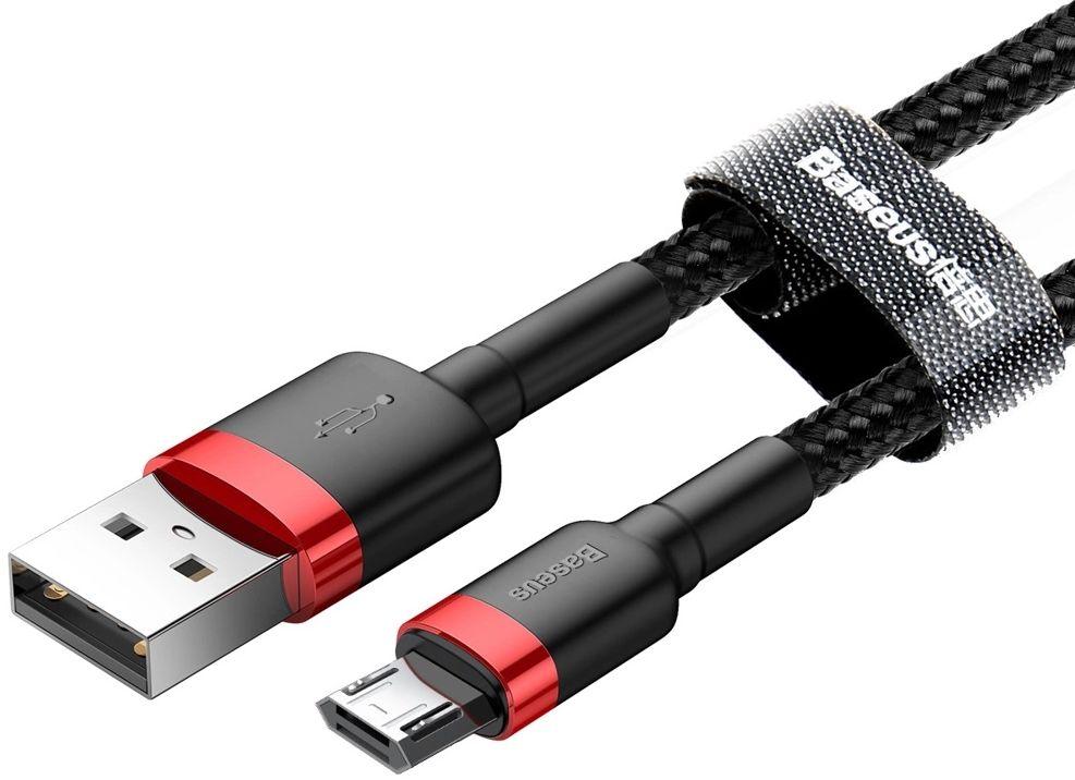 Renoverad Baseus Phone Cable Cafule Fast Charging USB to Micro USB 1.5A (2M) - Reebelo Sverige