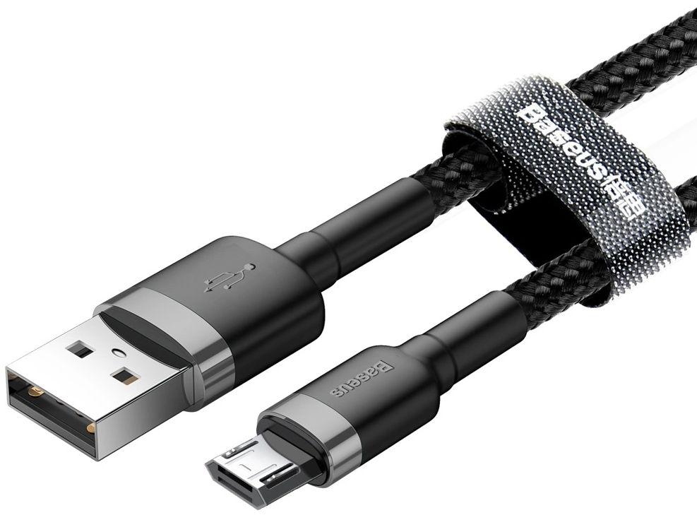 Renoverad Baseus Phone Cable Cafule Fast Charging USB to Micro USB 1.5A (2M) - Reebelo Sverige