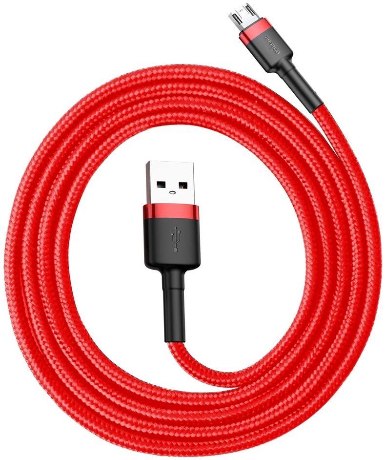 Renoverad Baseus Phone Cable Cafule Fast Charging USB to Micro USB 1.5A (2M) - Reebelo Sverige