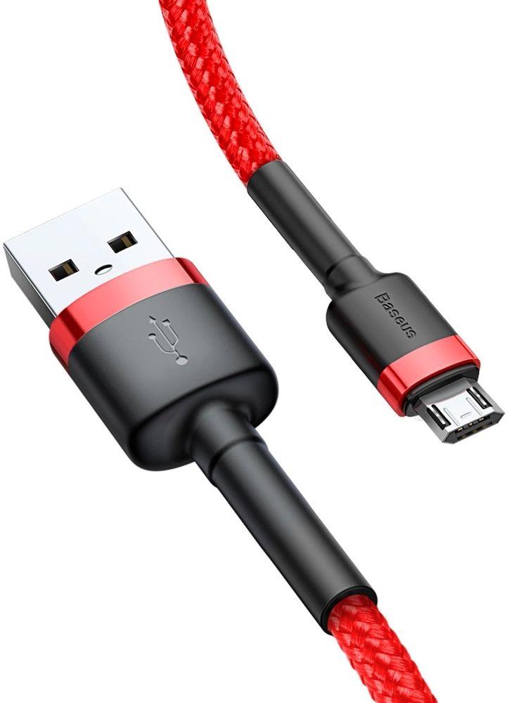 Renoverad Baseus Phone Cable Cafule Fast Charging USB to Micro USB 1.5A (2M) - Reebelo Sverige