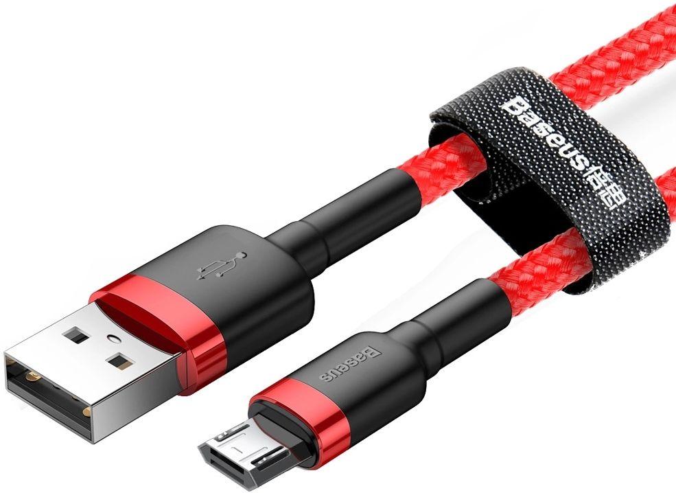 Renoverad Baseus Phone Cable Cafule Fast Charging USB to Micro USB 1.5A (2M) - Reebelo Sverige