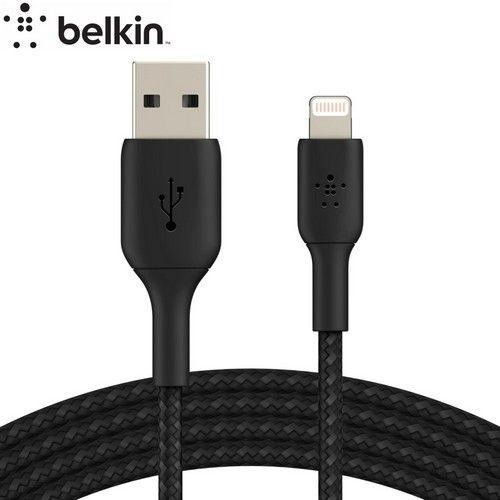 Renoverad Belkin BOOST CHARGE IOS to USB-A Cable For iPhone & iPad 1M - Black CAA001bt1MBK - Reebelo Sverige