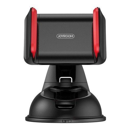 Renoverad Joyroom Car Holder 360° Suction Cup Universal Phone Stand Windscreen Mount Black & Red - Reebelo Sverige