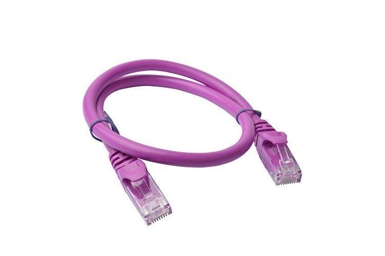 Renoverad 8Ware CAT6A Cable 0.25m (25cm) - Purple Color RJ45 Ethernet Network LAN UTP Patch Cord Snagless - Reebelo Sverige