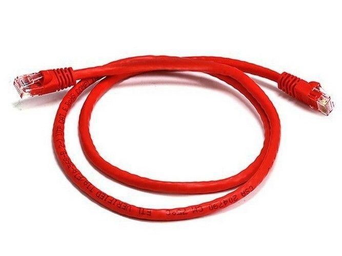 Renoverad 8Ware CAT6A Cable 0.25m (25cm) - Red Color RJ45 Ethernet Network LAN UTP Patch Cord Snagless - Reebelo Sverige