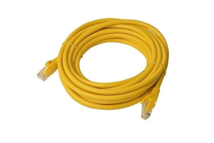 Renoverad 8Ware CAT6A Cable 5m - Yellow Color RJ45 Ethernet Network LAN UTP Patch Cord Snagless - Reebelo Sverige