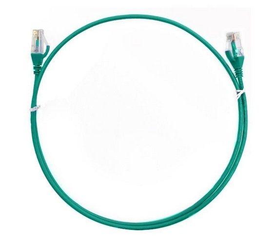 Renoverad 8ware CAT6 Ultra Thin Slim Cable 0.25m / 25cm - Green Color Premium RJ45 Ethernet Network LAN UTP Patch Cord 26AWG for Data Only not PoE - Reebelo Sverige