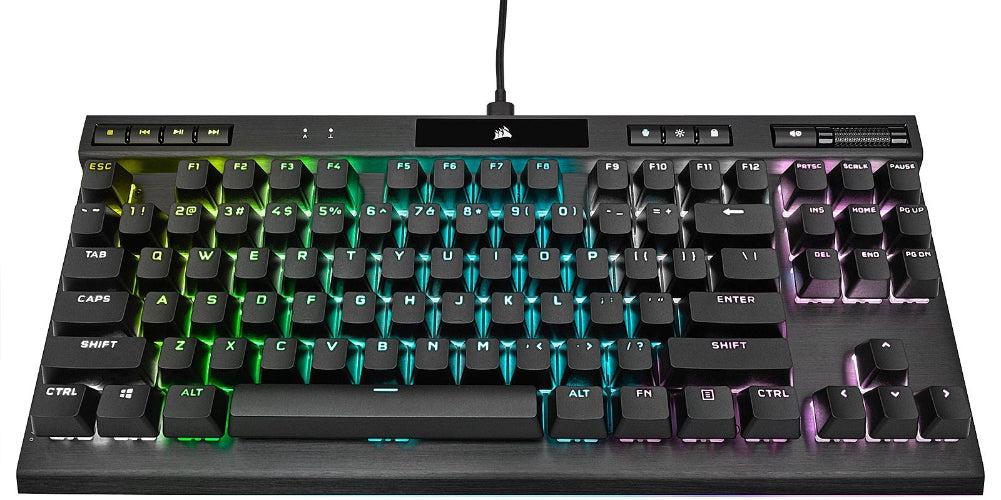 Renoverad Corsair K70 RGB TKL CHAMPION SERIES Optical-Mechanical Gaming Keyboard - OPX Mechanical - Reebelo Sverige