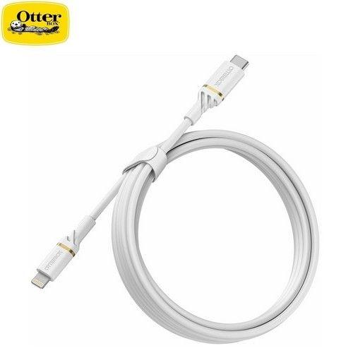 Renoverad OtterBox Lightning to USB-C Fast Charge Cable Cloud Dust White 2M 78-52646 - Reebelo Sverige