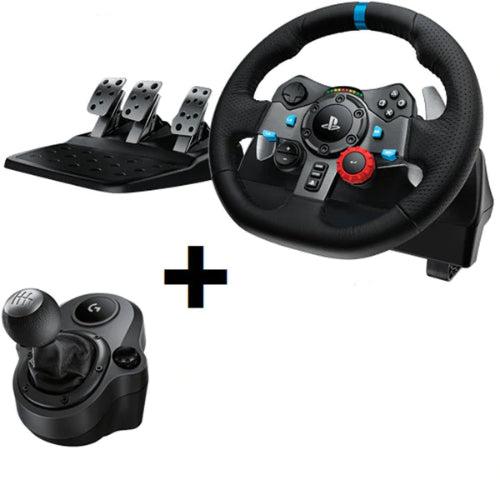Renoverad Logitech G29 Driving Force Steering Wheel with Shifter for PS4 | PS3 | PC - Reebelo Sverige