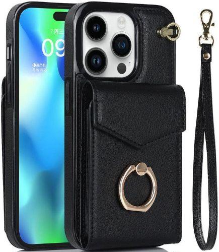 Renoverad Luxury Mobile Phone Case with Credit Card Holder & Stand for iPhone 12 - Reebelo Sverige