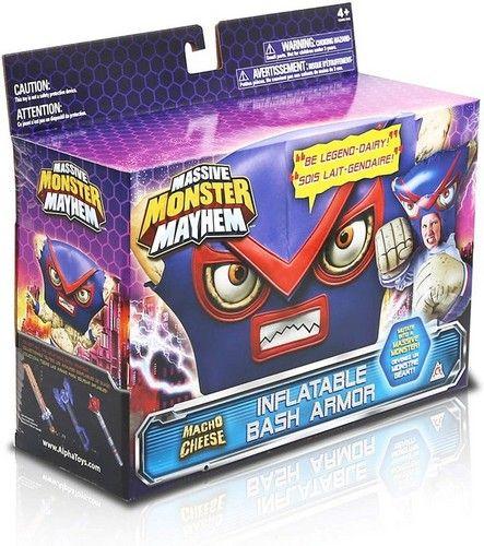 Renoverad Massive Monster Mayhem Inflatable Toy Bash Armour - MACHO CHEESE - Reebelo Sverige