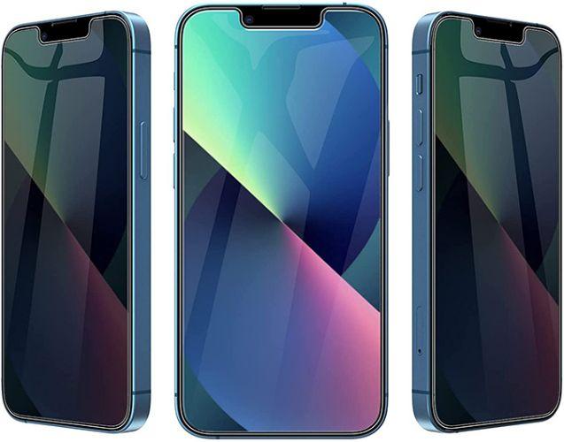 Renoverad Nuglas (2pcs) Flat Privacy Tempered Glass Screen Protector for iPhone 13 Pro Max - Reebelo Sverige
