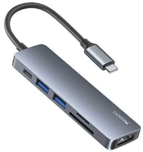 Renoverad Orotec Yesido 6-in-1 Multiport Hub Adapter - Reebelo Sverige
