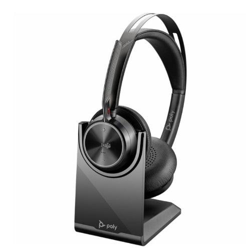 Renoverad Poly com Voyager Focus 2 UC USB-C Headset with Charge Stand (VFOCUS2) - Reebelo Sverige