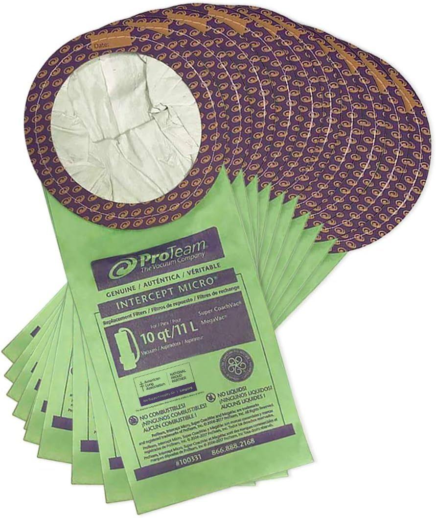 Renoverad ProTeam Pack of 10 Fits (Coachvac | Super Coachvac | Megavac) - Reebelo Sverige