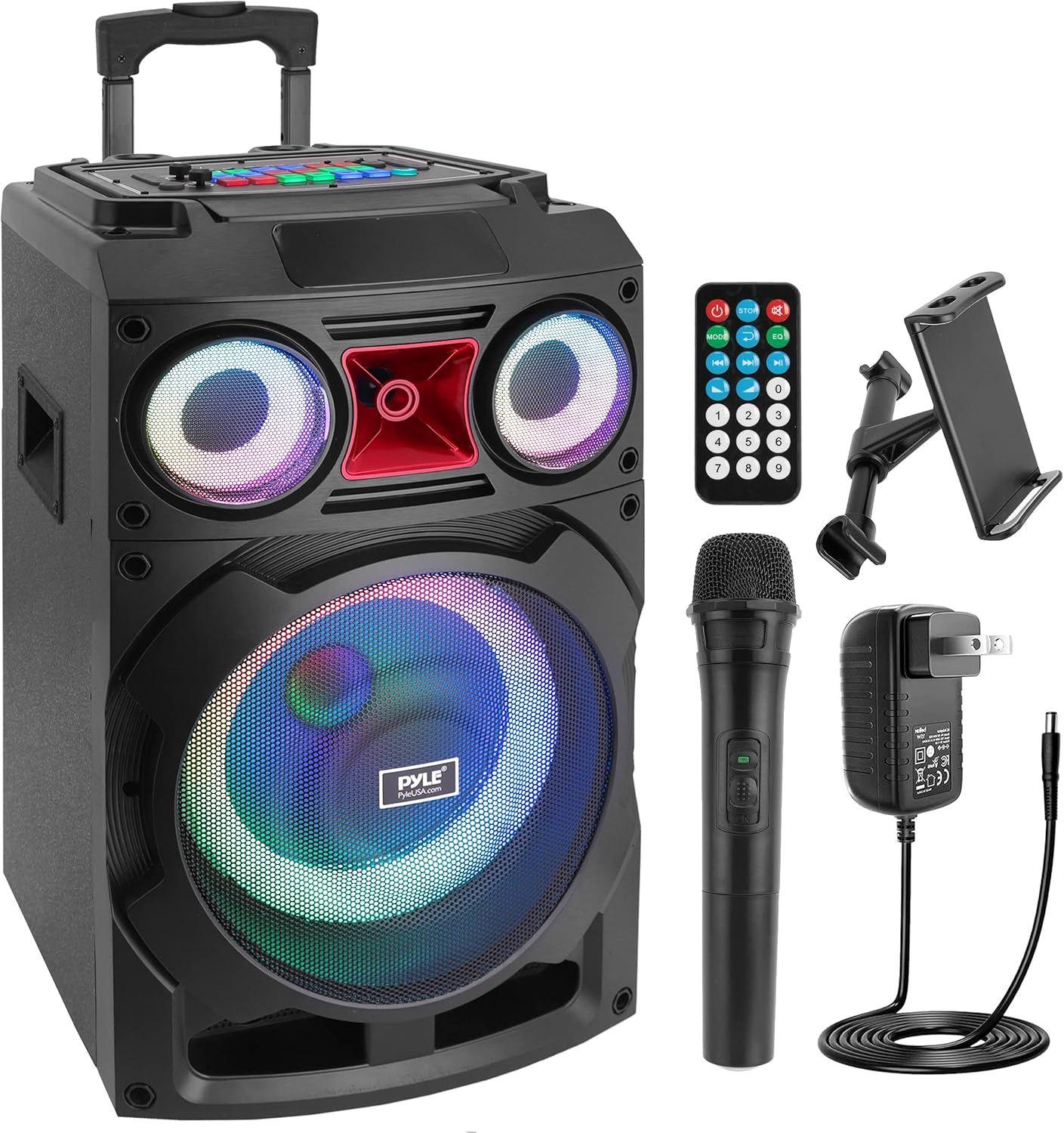 Renoverad Pyle Portable Bluetooth PA Speaker System PHP210DJT - Reebelo Sverige