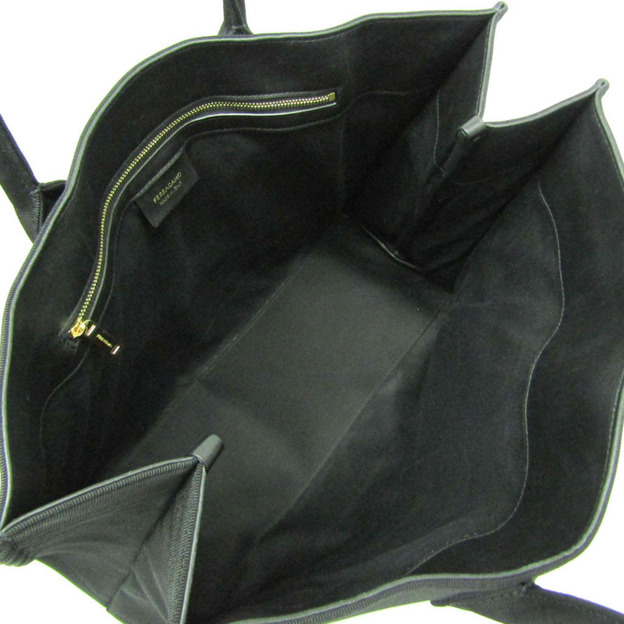 Renoverad Salvatore Ferragamo Canvas Tote Bag - Reebelo Sverige