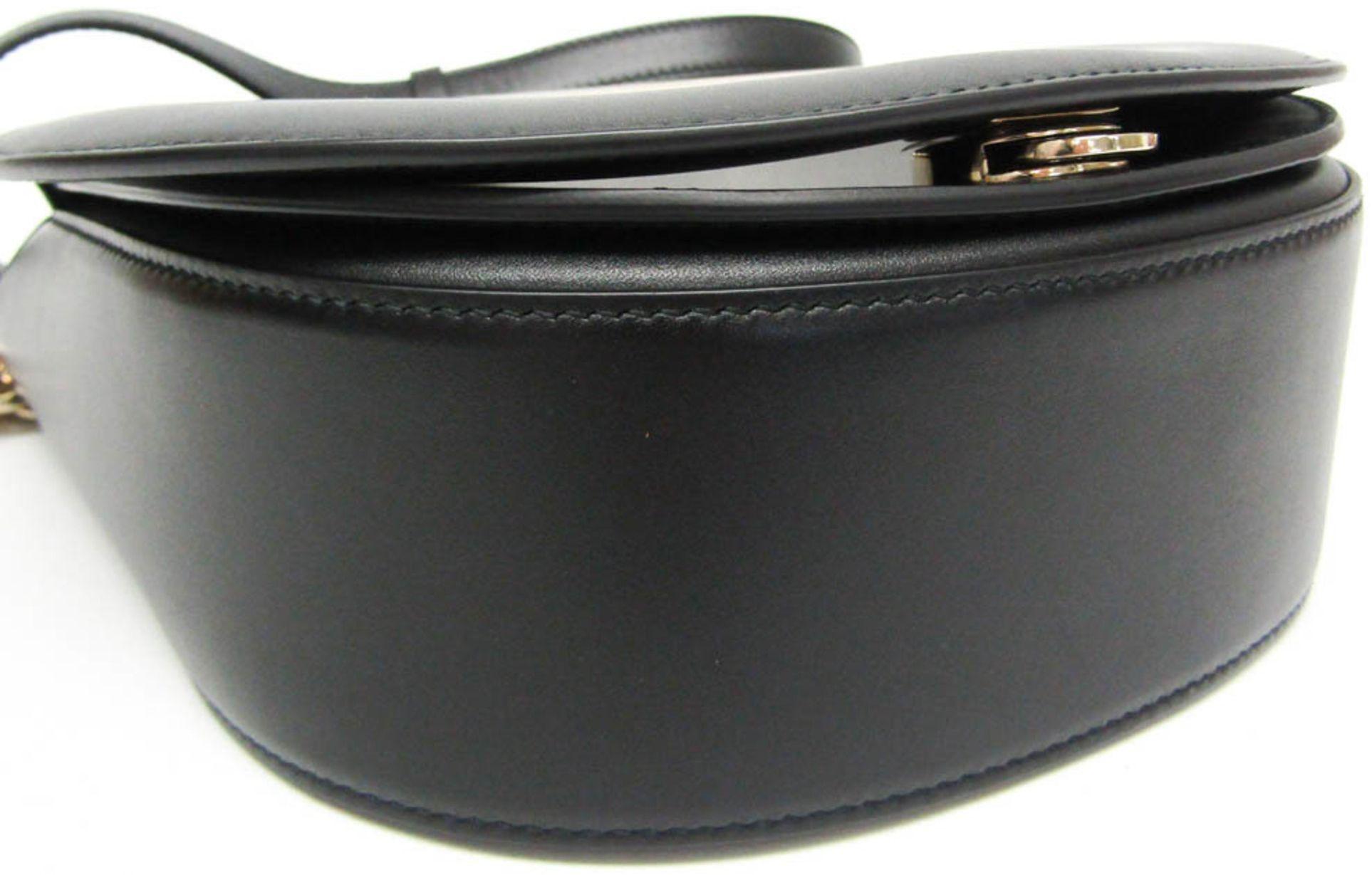 Renoverad Salvatore Ferragamo Gancini Leather Handbag Shoulder Bag - Reebelo Sverige