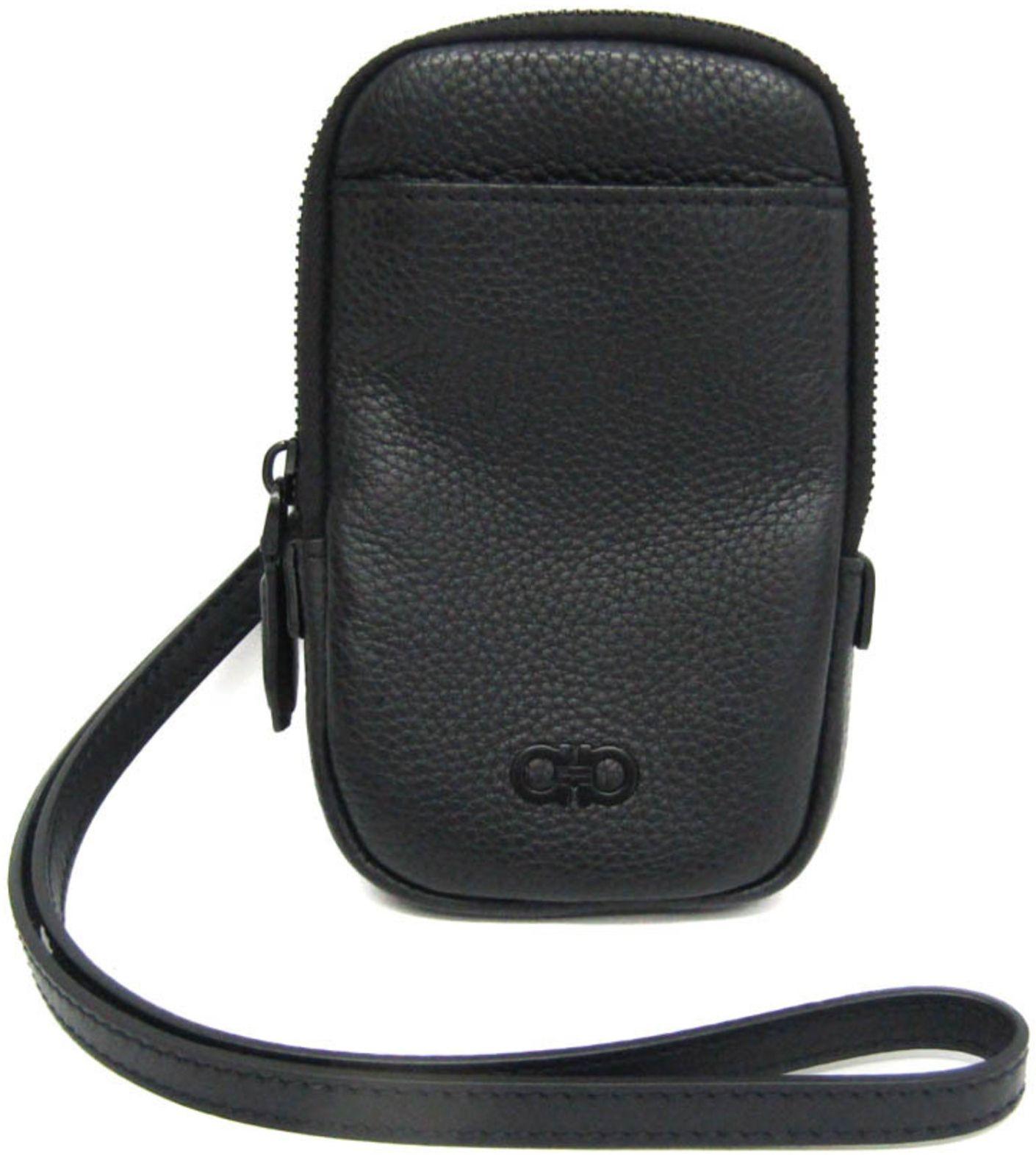 Renoverad Salvatore Ferragamo Leather Pouch - Reebelo Sverige