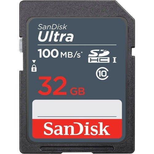Renoverad SanDisk Ultra 32GB SDHC SDXC SD C10 Memory Card (100MB/s) - Reebelo Sverige