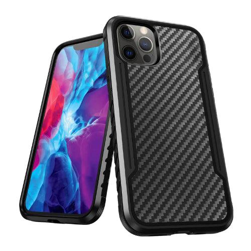 Renoverad Tough On Iron Shield Carbon Fiber Phone Case for iPhone 12/12 Pro - Reebelo Sverige
