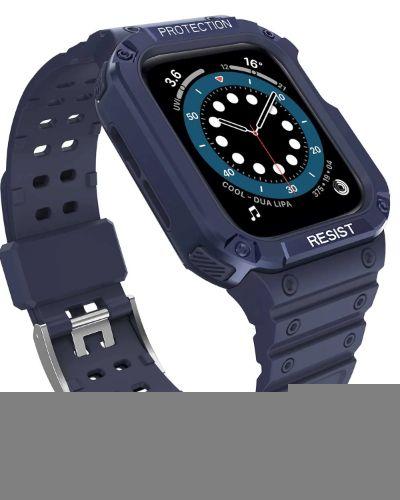 Renoverad Tough On Rugged Protection Watch Band with Case for Apple Watch 42/ 44/ 45mm - Reebelo Sverige