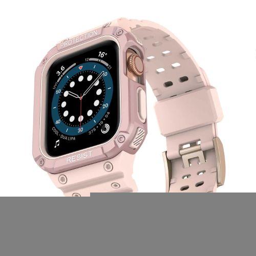 Renoverad Tough On Rugged Protection Watch Band with Case for Apple Watch 42/ 44/ 45mm - Reebelo Sverige