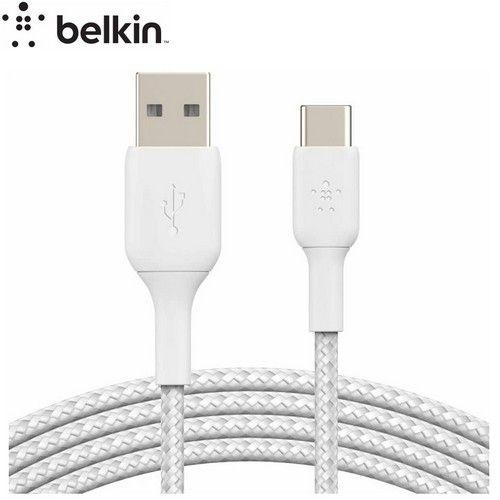 Renoverad Belkin USB-A to USB-C Cable for Samsung Google Nintendo Switch 2M White - Reebelo Sverige