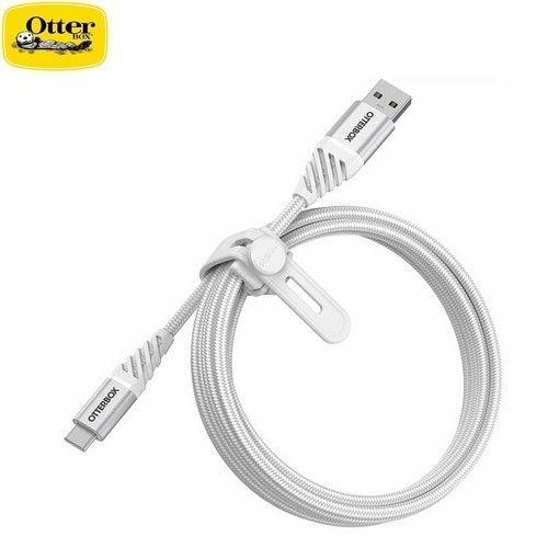 Renoverad OtterBox USB-C to USB-A Data Transfer & Charging Cable 2M White 78-52668 - Reebelo Sverige