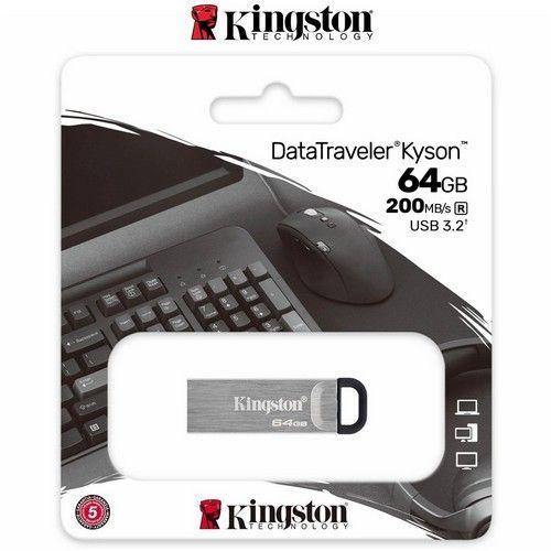 Renoverad Kingston technology USB Drive 64GB Data Traveler USB 3.2 Kyson Flash Drive Memory Stick PC - Reebelo Sverige