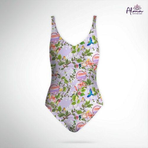 Renoverad Women's UPF 50+ Reversible PLANET LOVER ONE PIECE Bathing Suits One Piece Swimsuits made from recycled plastic bottles Variant Size Value M - Reebelo Sverige