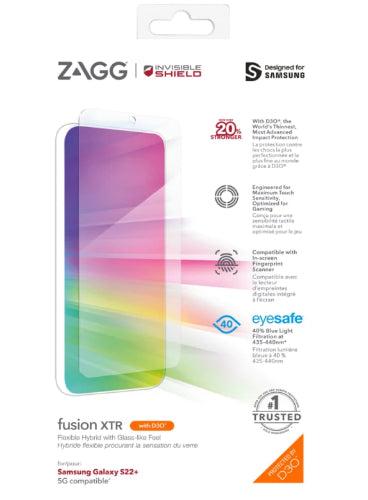 Renoverad Zagg InvisibleShield Fusion XTR with D3O Screen Protector for Galaxy S22 Plus - Reebelo Sverige