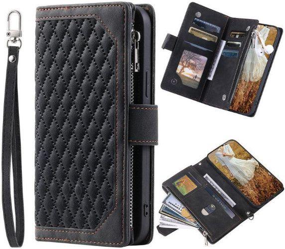 Renoverad Zipper Wallet Phone Case with Wrist Strap for Apple iPhone 13 mini - Reebelo Sverige